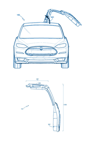 Illustration for article titled Did Tesla Quietly Remove A Safety Feature From The Model X's Falcon Doors?